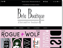 Tablet Screenshot of belaboutique.com